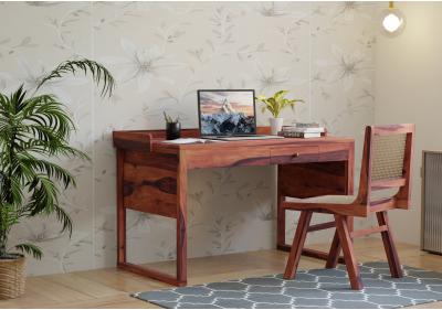 Crispin Wooden Study Table With Chair 