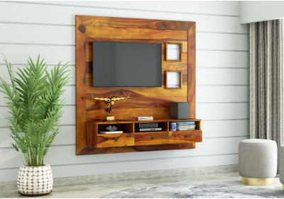 Noman Wooden Wall Mount TV Unit 