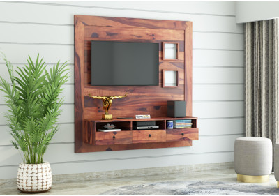 Noman Wooden Wall Mount TV Unit 