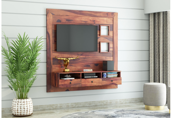 Noman Wooden Wall Mount TV Unit 