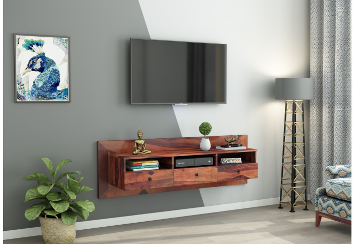 Graham Wooden Wall Mount TV Unit 