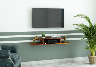 Talle Wooden Wall Mount TV Unit 