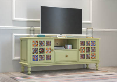 Relay Solid Wood TV Unit 