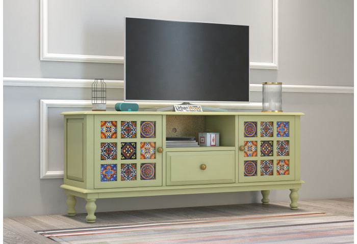 Relay Solid Wood TV Unit 