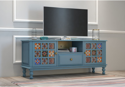 Relay Solid Wood TV Unit 