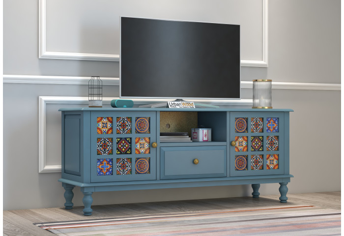 Relay Solid Wood TV Unit 