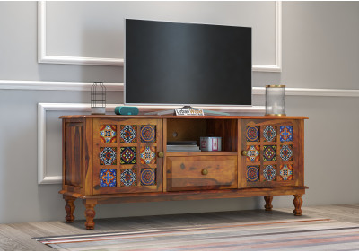 Relay Sheesham Wood TV Unit 