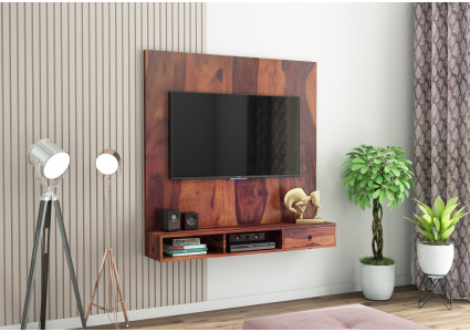 Ource Wooden Wall Mount TV Unit 