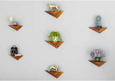 Elan Wooden Wall Shelves 