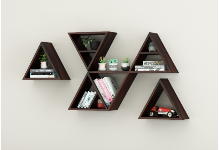 Jave Wooden Wall Shelves 