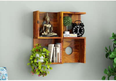 Poppy Wooden Wall Shelves 