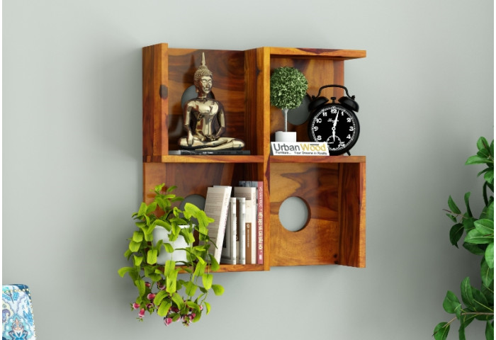Poppy Wooden Wall Shelves 