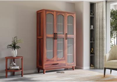 Specter 3 Door Wooden Wardrobe 
