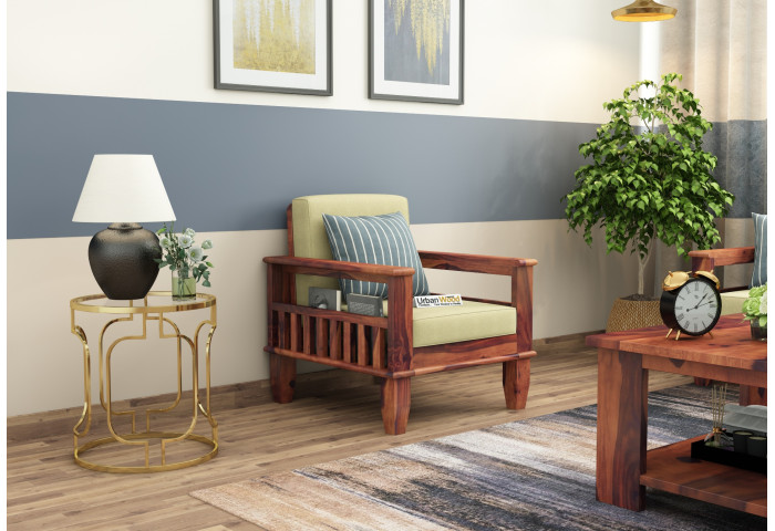 Freshlyn 1 Seater Wooden Sofa 