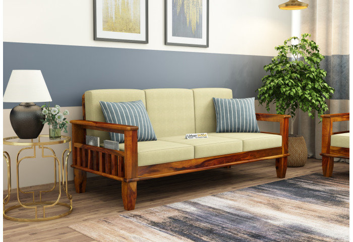 Freshlyn 3 Seater Wooden Sofa 
