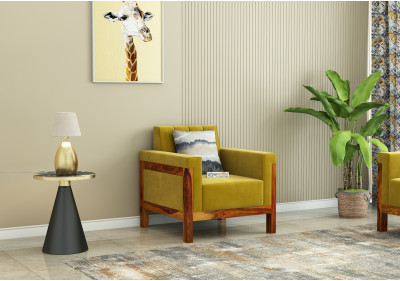 Ethan 1 Seater Wooden Sofa 
