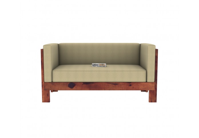 Fitbit Wooden Sofa Set 2+1+1 Seater (Teak Finish)