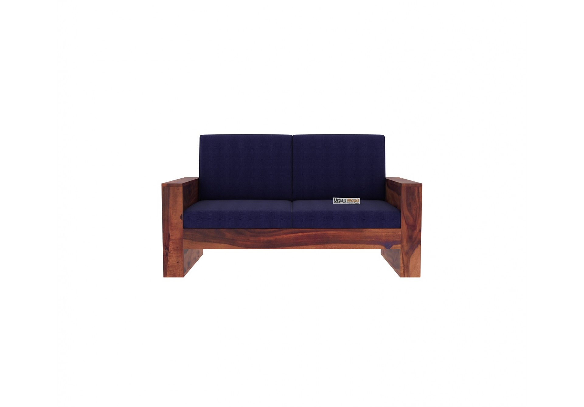 Modway Wooden Sofa Set 2+1+1 Seater ( Teak Finish)