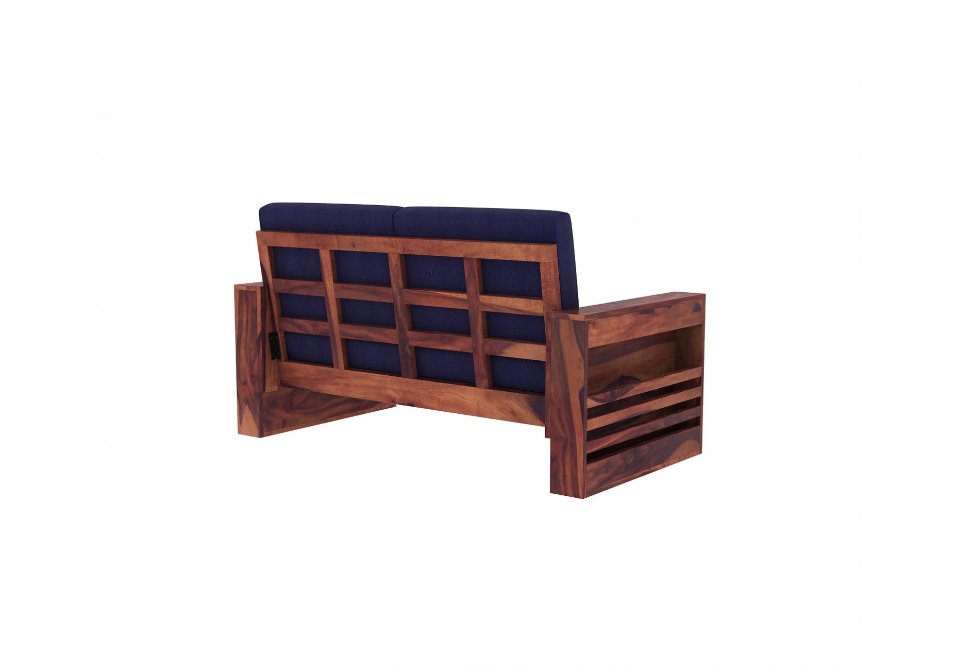 Modway Wooden Sofa Set 2+1+1 Seater ( Teak Finish)