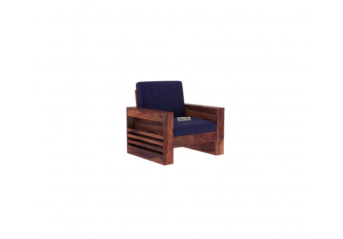 Modway Wooden Sofa Set 2+1+1 Seater (Teak Finish)