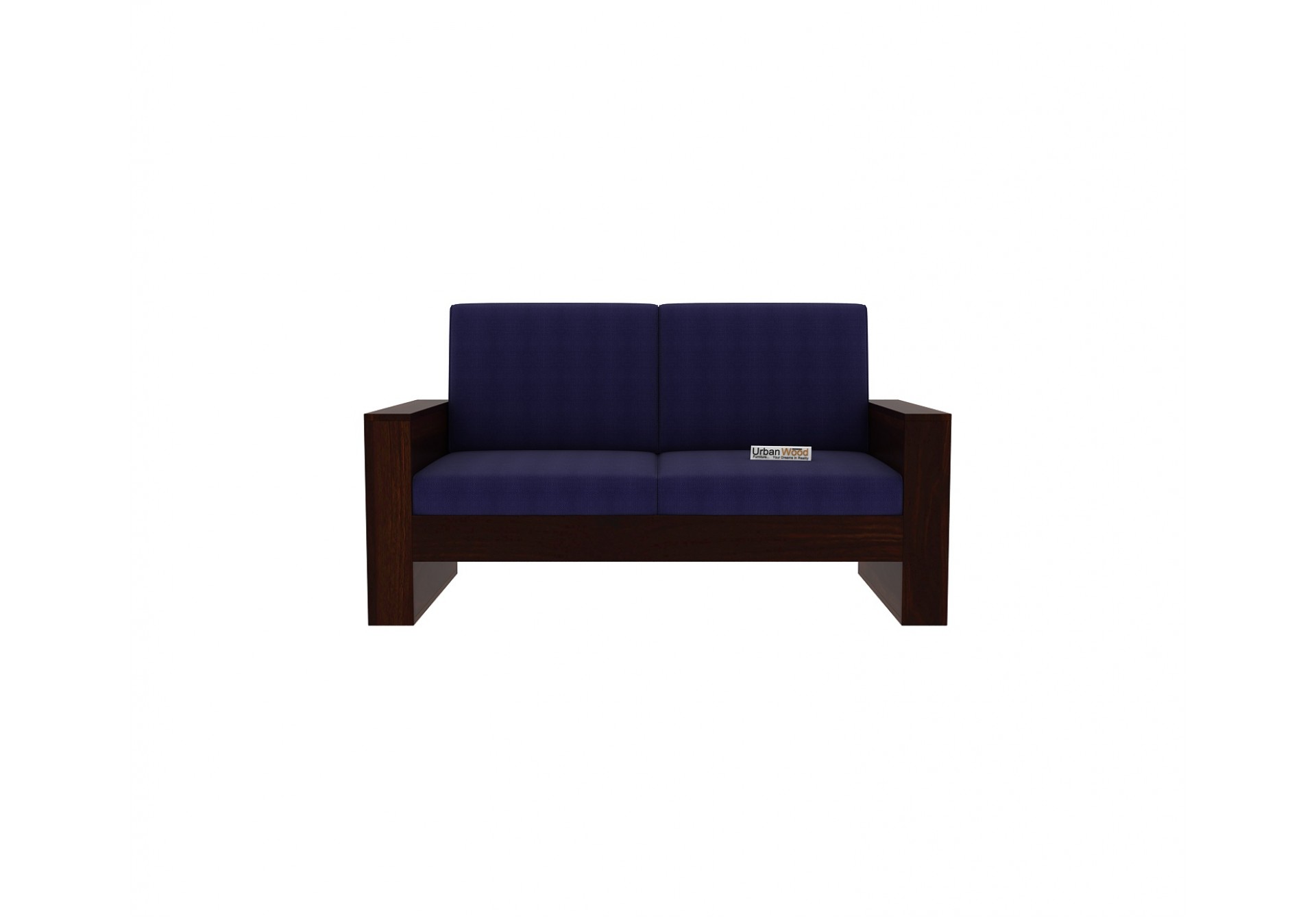 Modway Wooden Sofa Set 2+1+1 Seater ( Walnut Finish)