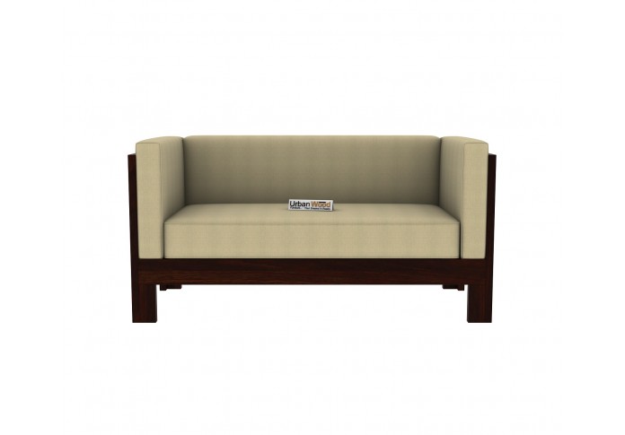 Fitbit Wooden Sofa 2 seater ( Walnut Finish )