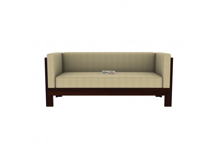 Fitbit Wooden Sofa Set 3+1+1 Seater (Walnut Finish)