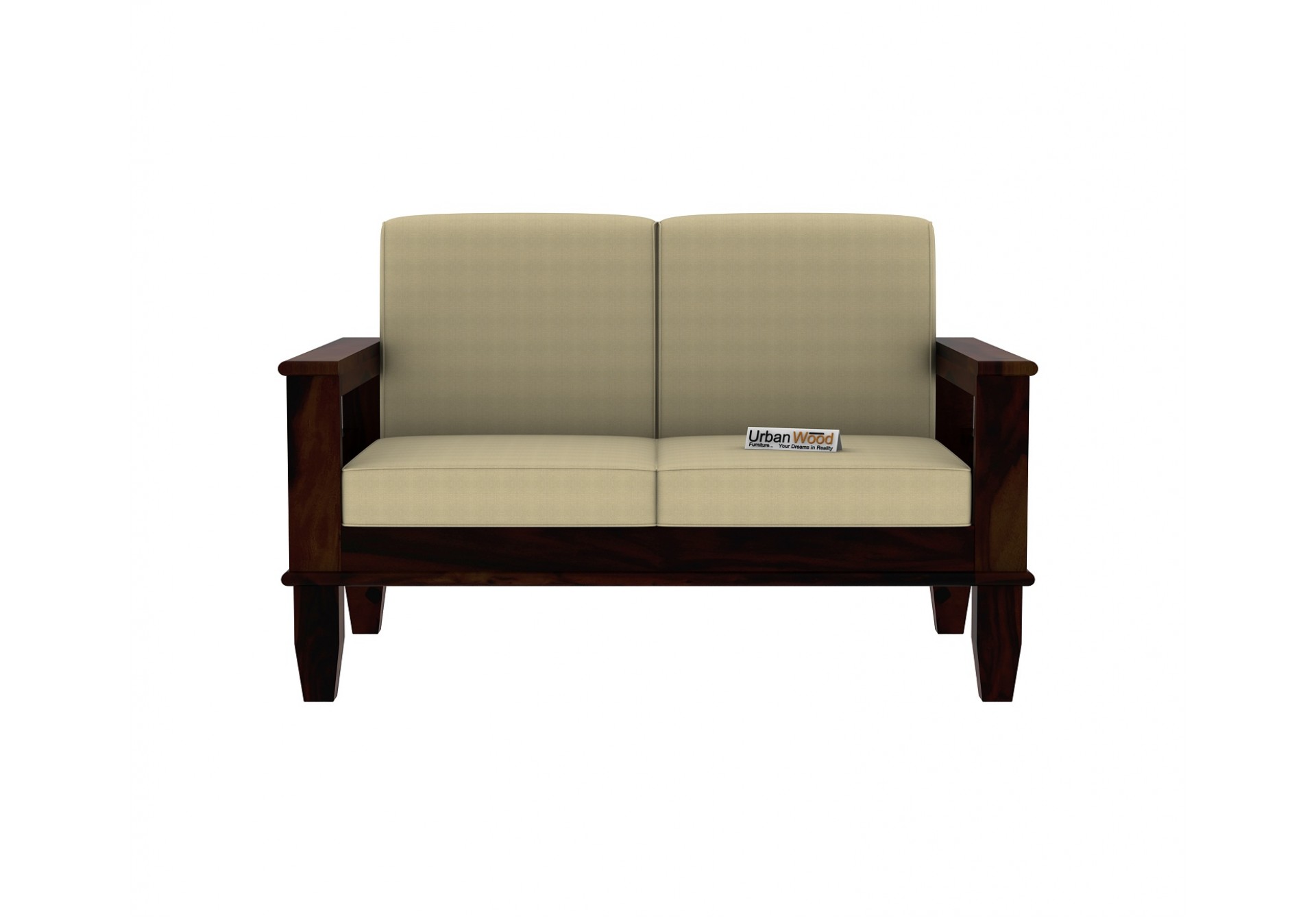 Freshlyn Wooden Sofa Set 3+2+1 Seater ( Walnut Finish )