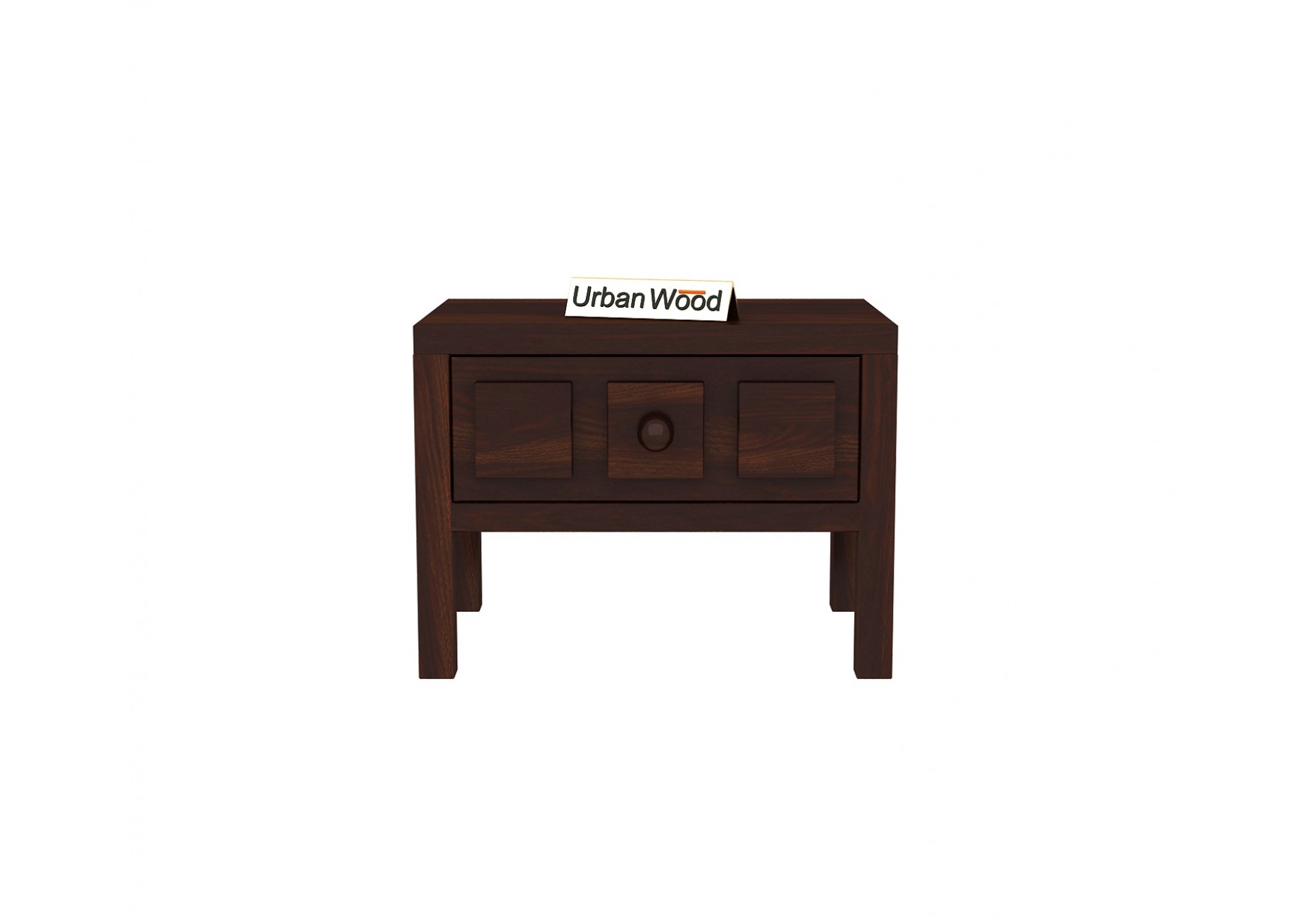Bedswind Bed With Storage ( Queen Size, Walnut Finish )
