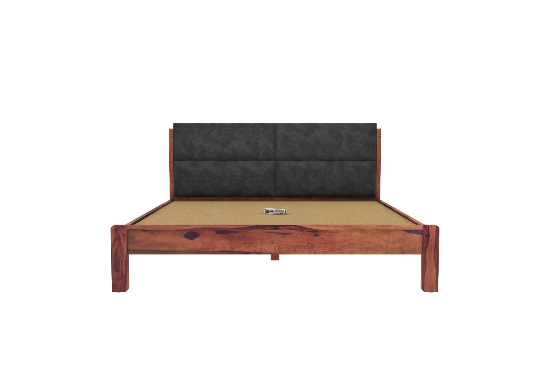 Luxe Urbanwood Exclusive without Storage Bed ( Queen Size, Teak Finish )