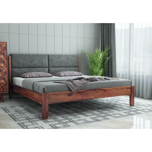 Luxe Urbanwood Exclusive without Storage Bed ( Queen Size, Teak Finish )