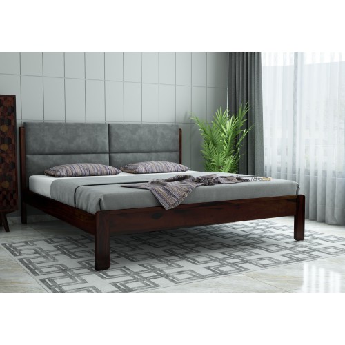 Luxe Urbanwood Exclusive without Storage Bed ( Queen Size, Walnut Finish )