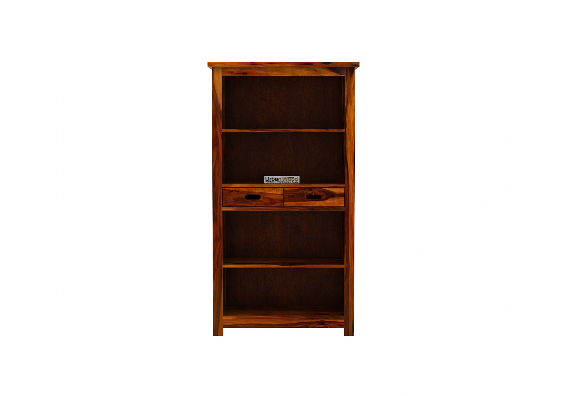Upscale Book Shelves (Honey Finish )