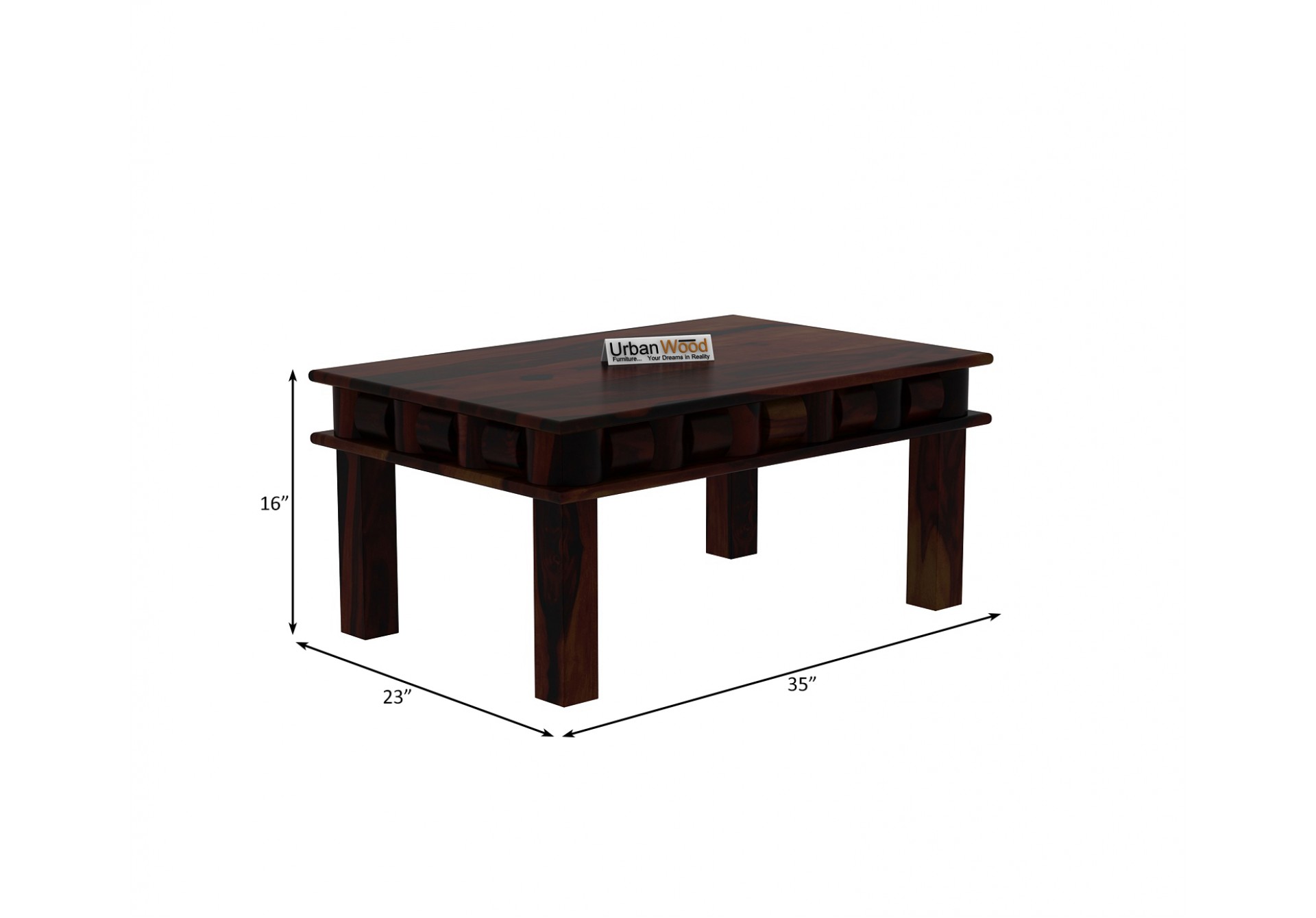 Hover Coffee Table ( Walnut Finish )