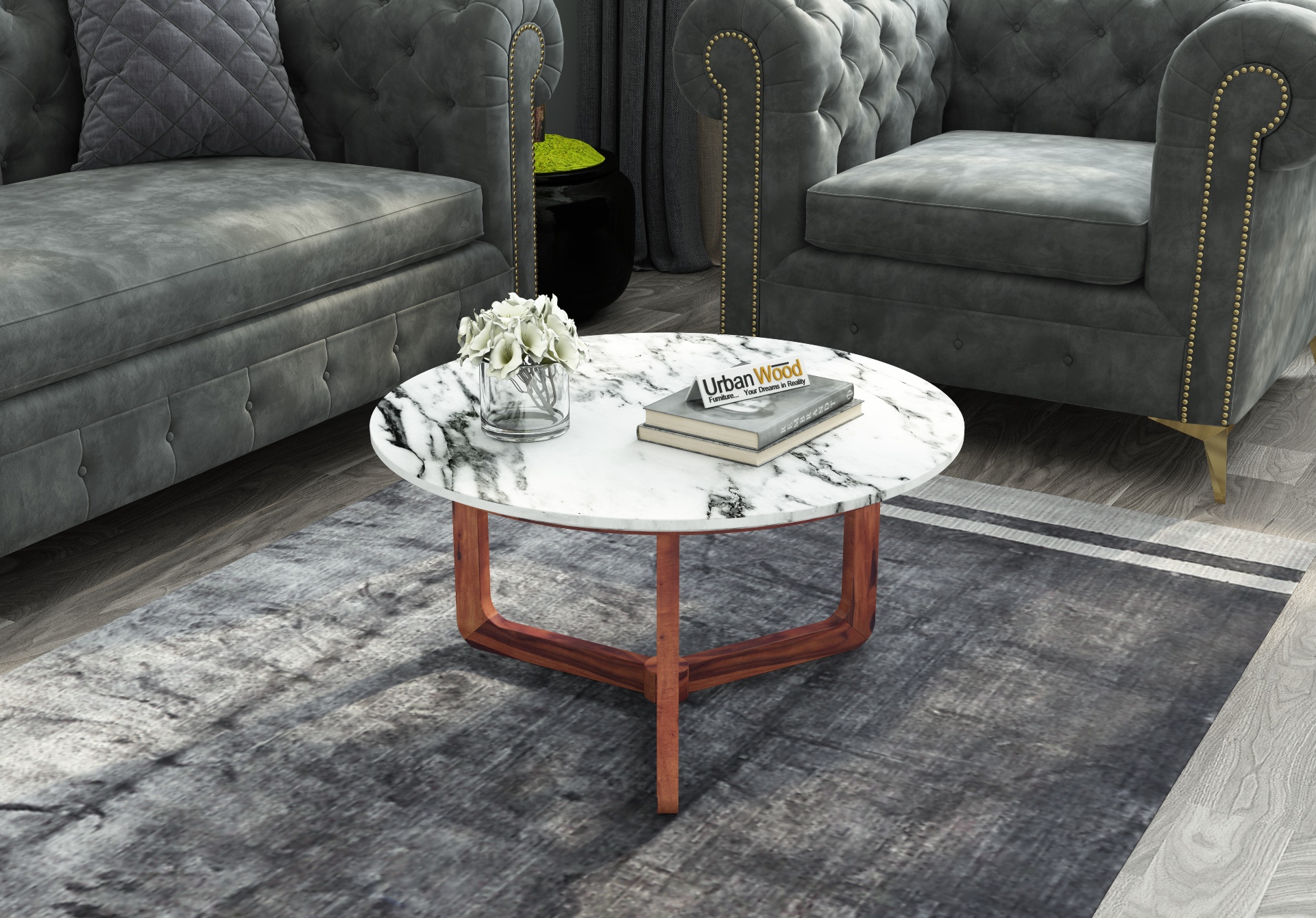Mignon Coffee Table ( Teak Finish )