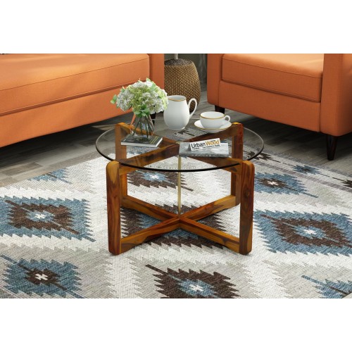 Swish Coffee Table ( Honey Finish )