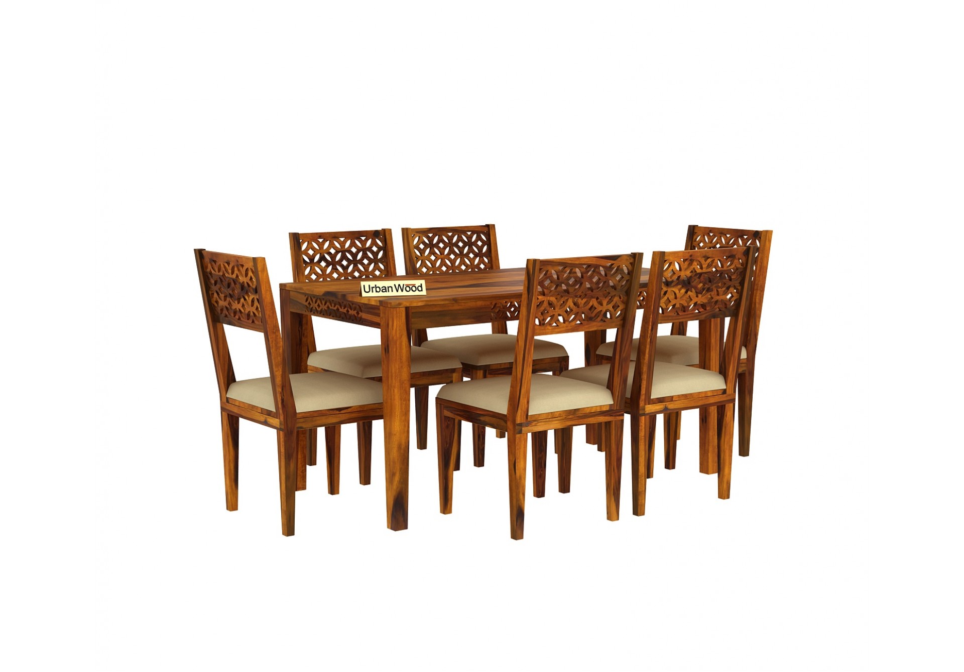 Woodora Dining Table Sets ( Honey Finish )