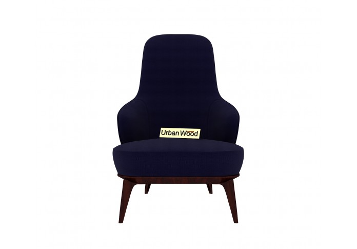 Fascia Lounge Chairs ( Fabric, Navy Blue )