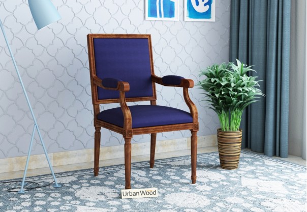 Armado Arm Chair ( Cotton, Navy Blue )