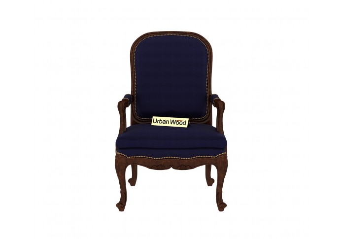 Avenue  Arm Chair ( Cotton, Navy Blue )