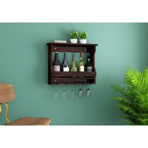 Primor Wine Rack ( Walnut Finish )