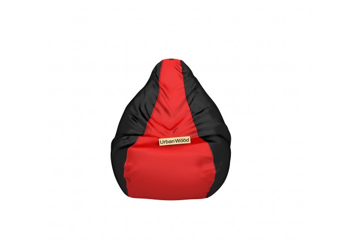Hillbean XXXL Red Black Bean Bag ( Jet Black ) 