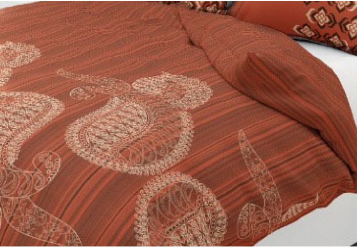 Quest Brown Colored Bedsheet ( Twill Cotton )