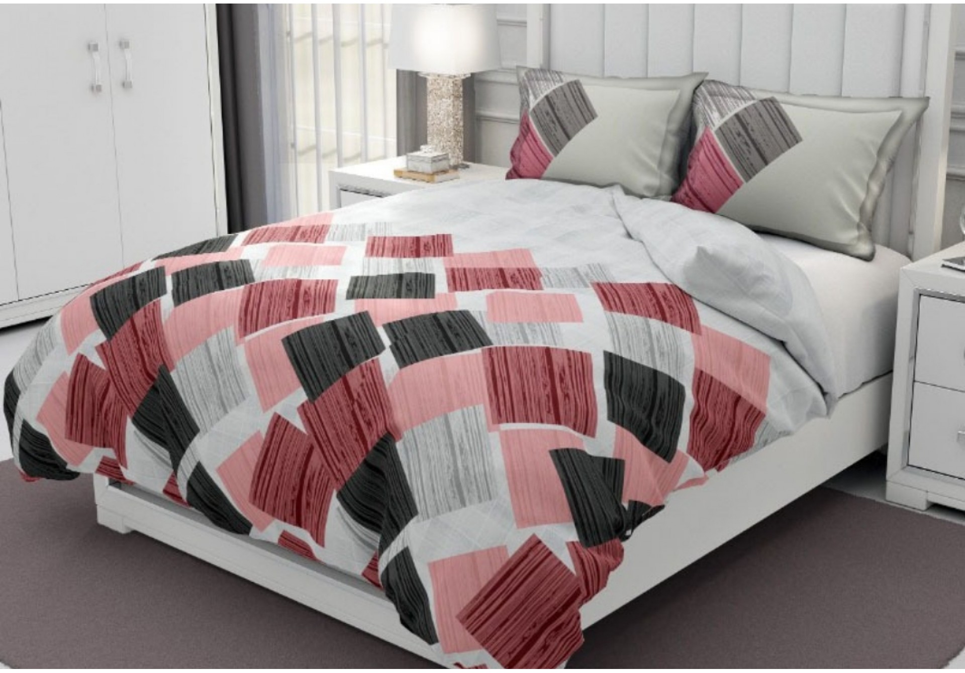 Akin Multi Colored Bedsheet ( Twill Cotton )