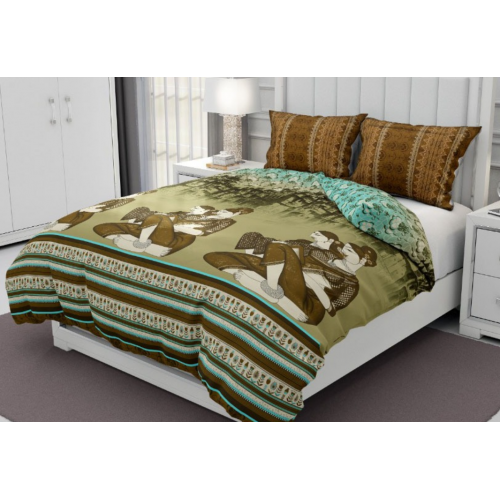 Prop Green Colored Bedsheet ( Twill Cotton )
