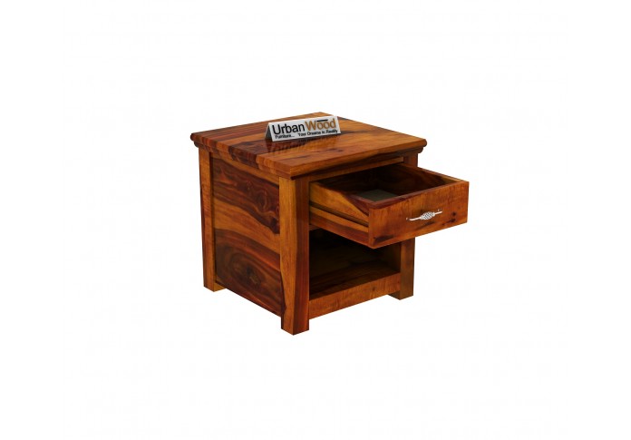 Babson Bedside Table ( Honey Finish )