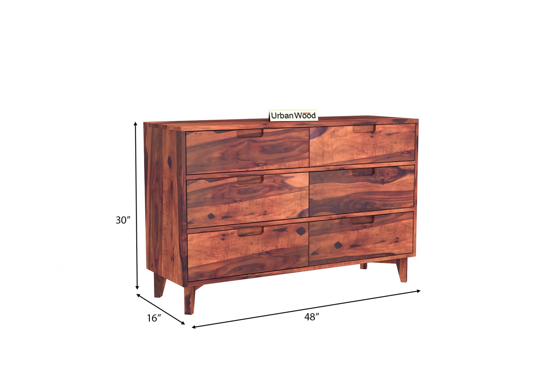 Bella Chest of Drawers ( Teak Finish )