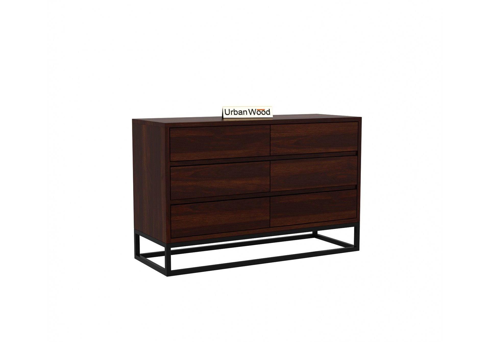 Knit Chest of Drawers ( Walnut Finish )
