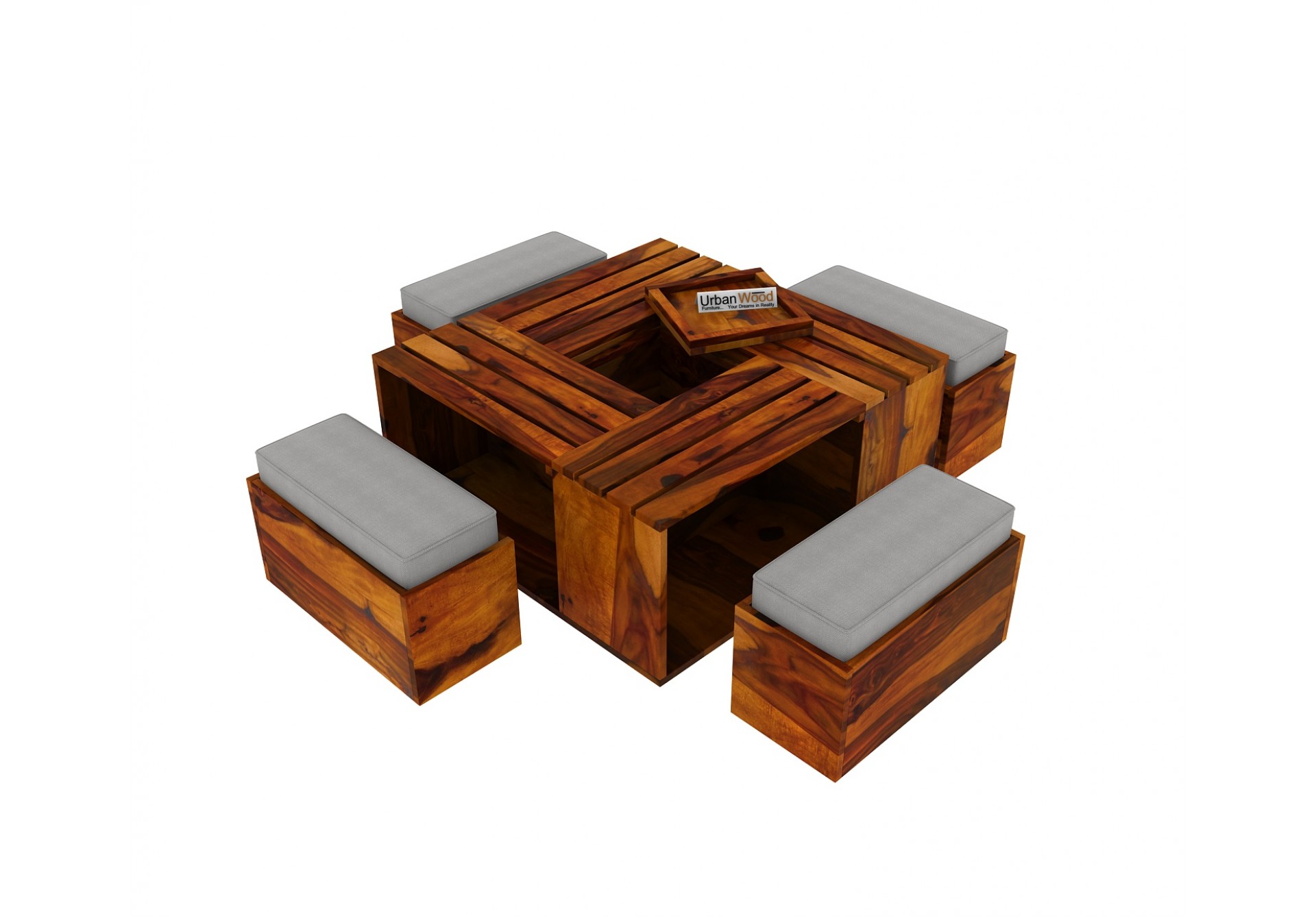 Bliss Coffee Table Sets ( Honey Finish )