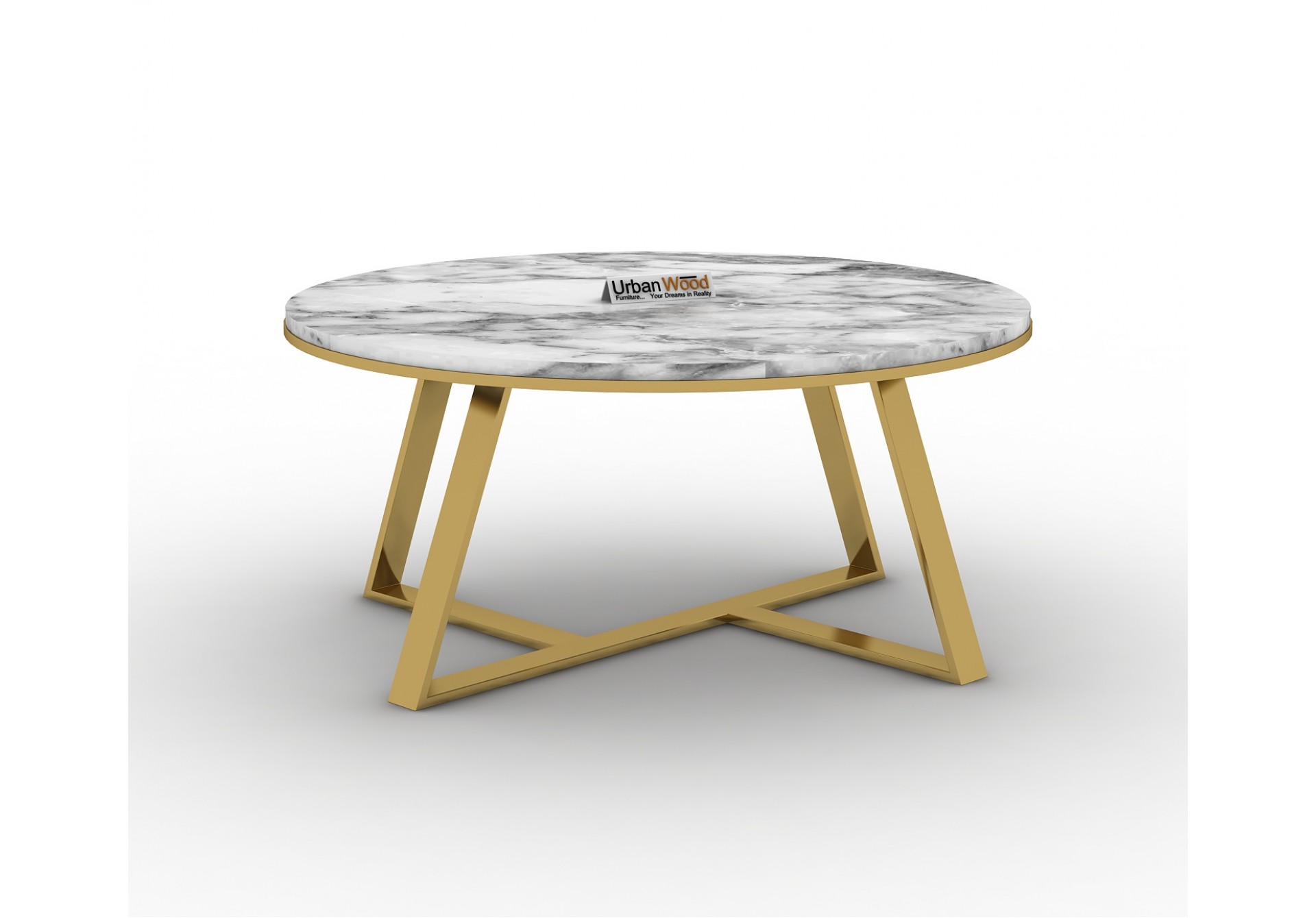 Bradly Coffee Table (Golden Finish)
